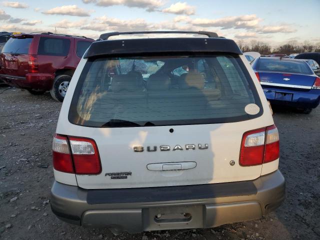 JF1SF65571H727014 - 2001 SUBARU FORESTER S WHITE photo 6