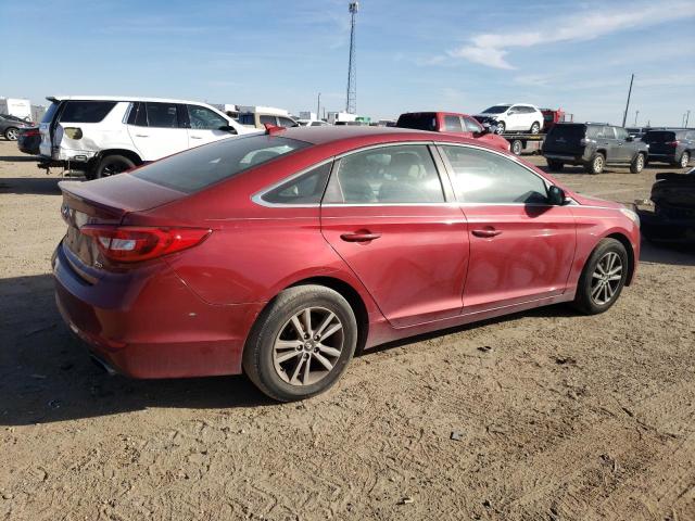 5NPE24AA6FH221547 - 2015 HYUNDAI SONATA ECO MAROON photo 3