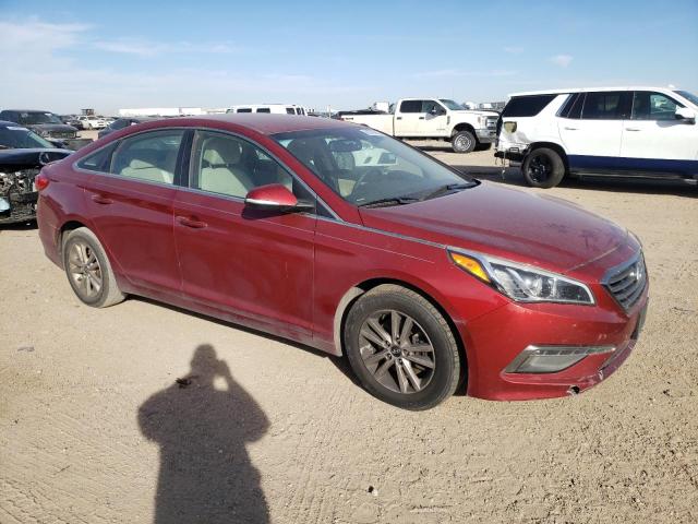 5NPE24AA6FH221547 - 2015 HYUNDAI SONATA ECO MAROON photo 4