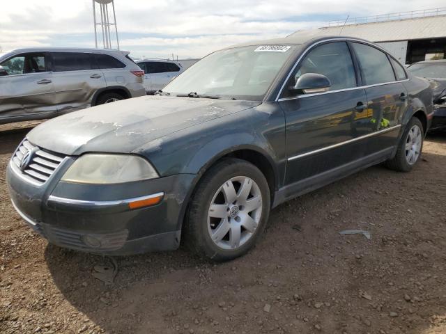 WVWAE63B55E044091 - 2005 VOLKSWAGEN PASSAT GLS CHARCOAL photo 1