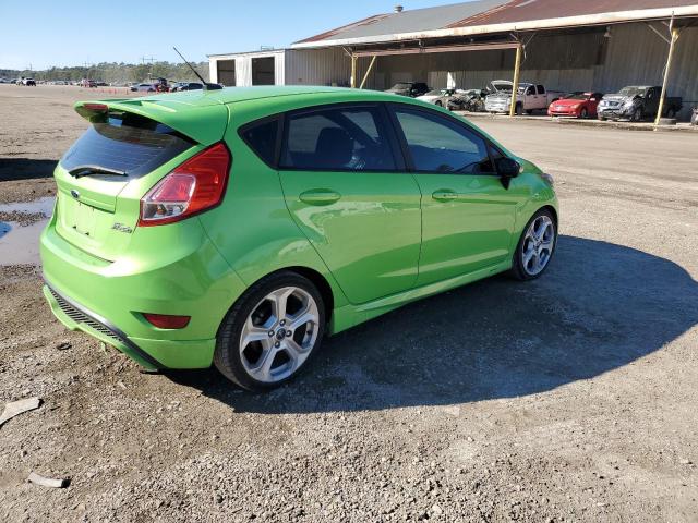 3FADP4GX4EM145222 - 2014 FORD FIESTA ST GREEN photo 3