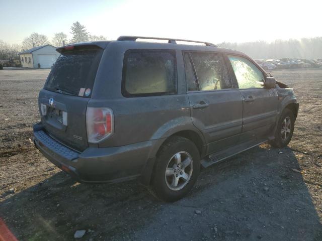 2HKYF187X7H501404 - 2007 HONDA PILOT EXL GRAY photo 3