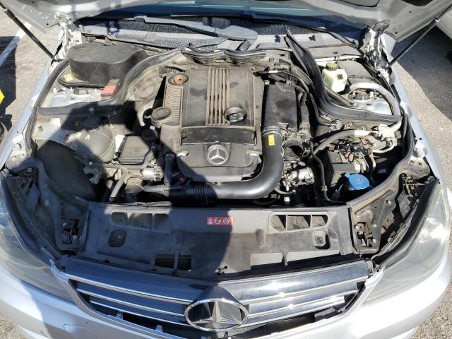 WDDGF4HB0EG218714 - 2014 MERCEDES-BENZ C 250 SILVER photo 11