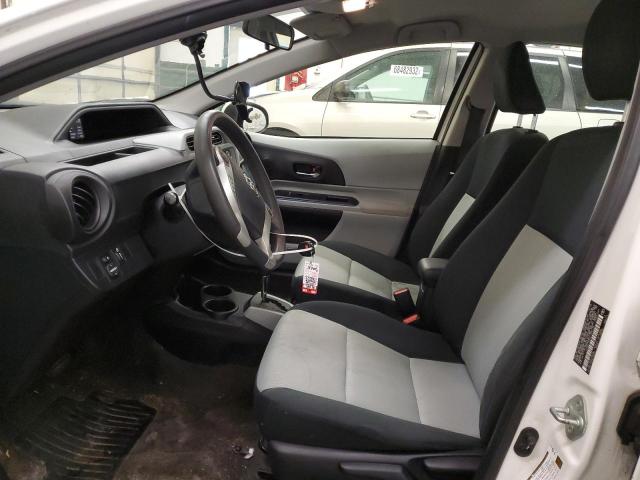 JTDKDTB32C1524139 - 2012 TOYOTA PRIUS C თეთრი ფოტო 7