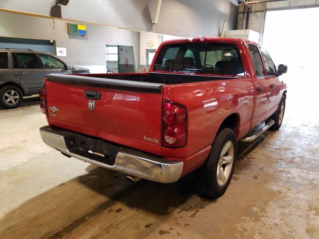 1D7HA18N18S569516 - 2008 DODGE RAM 红色 照片 4