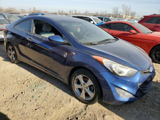 KMHDH6AE4DU014615 - 2013 HYUNDAI ELANTRA CO BLUE photo 4