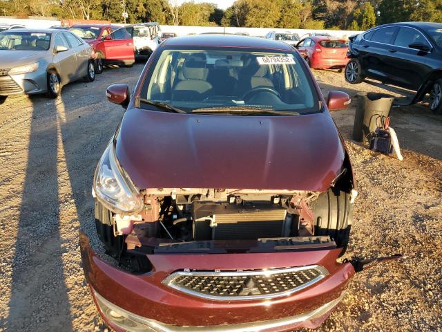 ML32A5HJ1HH000590 - 2017 MITSUBISHI MIRAGE GT BURGUNDY photo 5