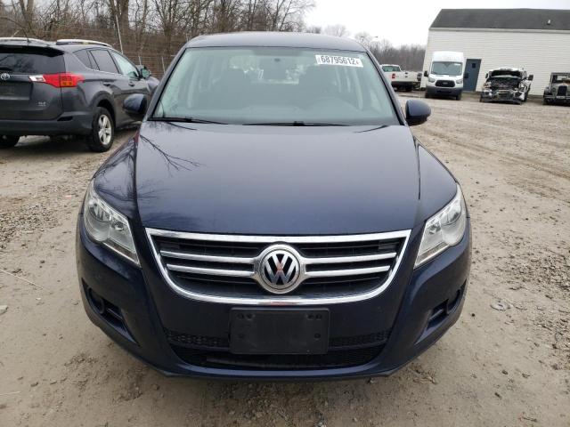 WVGAV7AX5BW530907 - 2011 VOLKSWAGEN TIGUAN BLUE photo 5