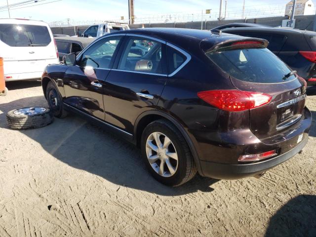 JN1AJ0HP6AM701500 - 2010 INFINITI EX35 BASE Շագանակագույն լուսանկար 2