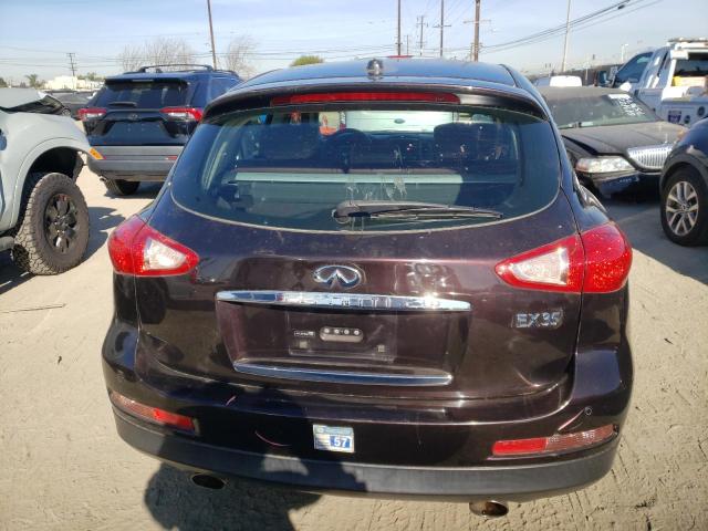 JN1AJ0HP6AM701500 - 2010 INFINITI EX35 BASE MAROON photo 6