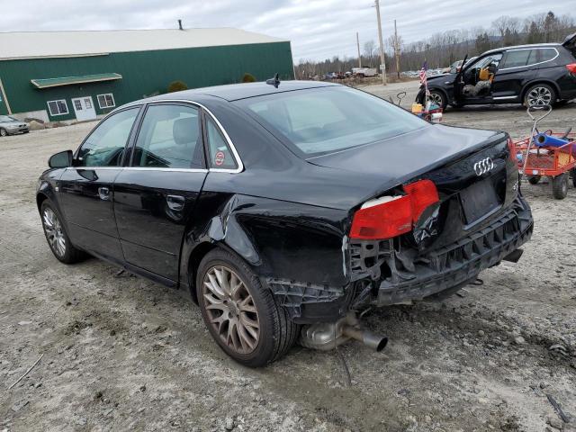 WAUDF78E18A168953 - 2008 AUDI A4 2.0T QU BLACK photo 2