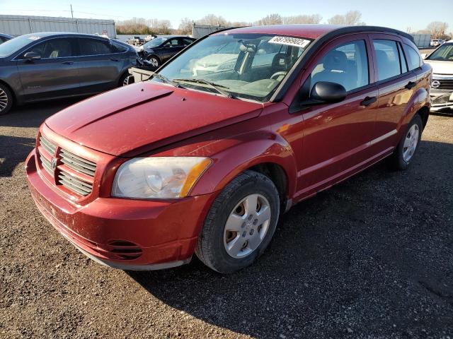 1B3HB28B67D323228 - 2007 DODGE CALIBER BURGUNDY photo 1