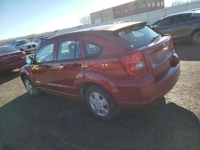 1B3HB28B67D323228 - 2007 DODGE CALIBER BURGUNDY photo 2