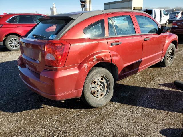 1B3HB28B67D323228 - 2007 DODGE CALIBER BURGUNDY photo 3