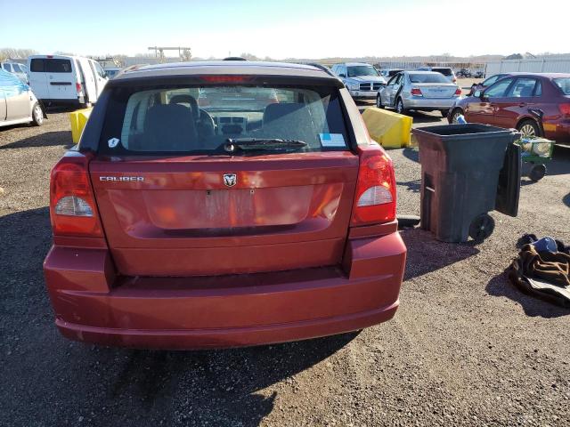 1B3HB28B67D323228 - 2007 DODGE CALIBER BURGUNDY photo 6