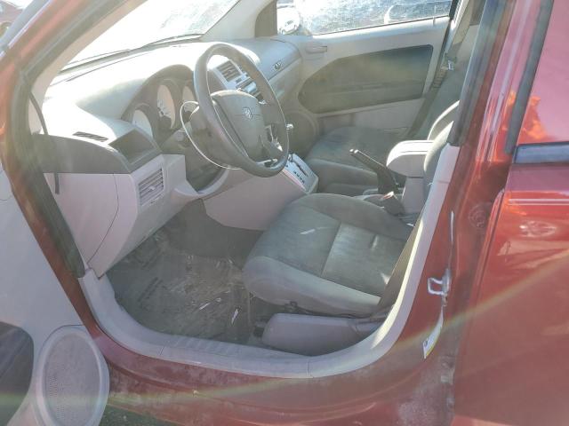 1B3HB28B67D323228 - 2007 DODGE CALIBER BURGUNDY photo 7