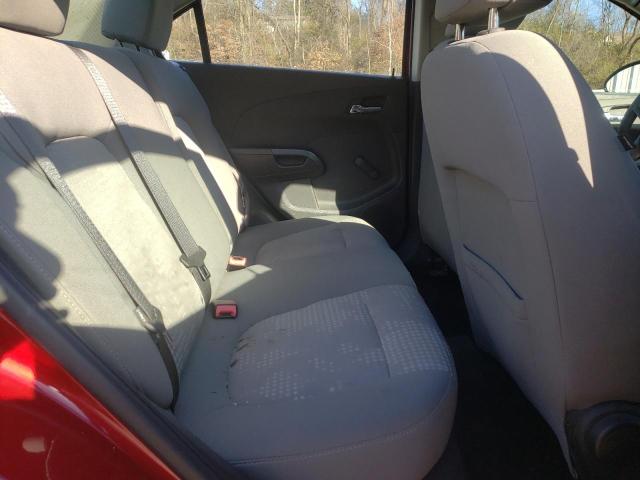 1G1JA5SHXC4181051 - 2012 CHEVROLET SONIC LS RED photo 10