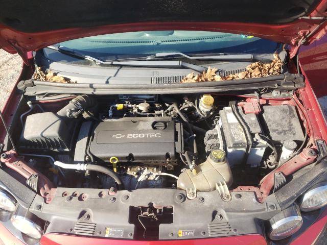 1G1JA5SHXC4181051 - 2012 CHEVROLET SONIC LS RED photo 11