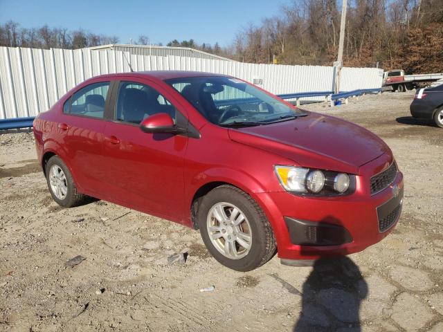 1G1JA5SHXC4181051 - 2012 CHEVROLET SONIC LS RED photo 4