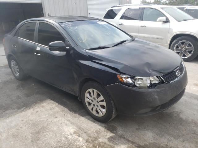 KNAFU4A21C5608653 - 2012 KIA FORTE EX BLACK photo 4