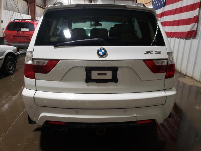 WBXPC93449WE79192 - 2009 BMW X3 XDRIVE3 WHITE photo 6