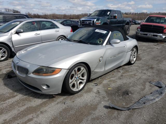 4USBT53525LU10996 - 2005 BMW Z4 3.0 SILVER photo 2