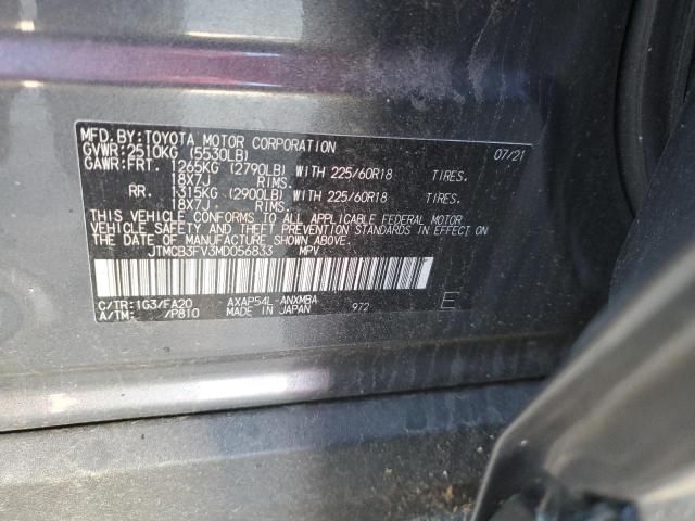 JTMCB3FV3MD056833 - 2021 TOYOTA RAV4 PRIME GRAY photo 14