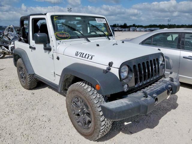 1C4AJWAG1GL301224 - 2016 JEEP WRANGLER S WHITE photo 1