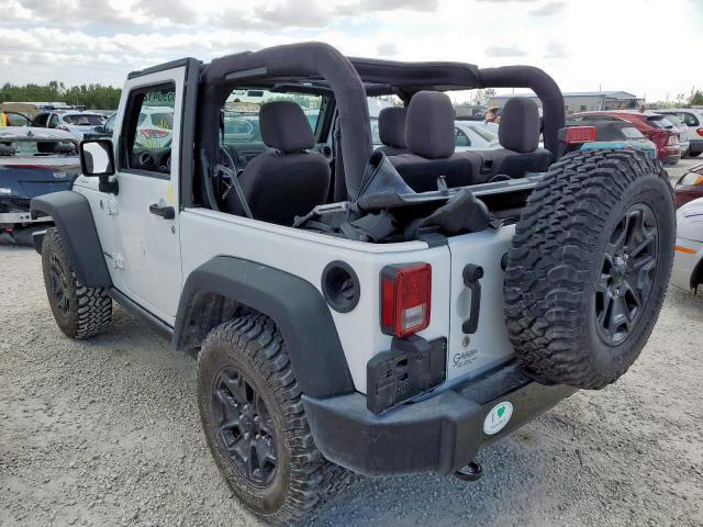 1C4AJWAG1GL301224 - 2016 JEEP WRANGLER S WHITE photo 3
