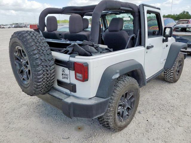 1C4AJWAG1GL301224 - 2016 JEEP WRANGLER S WHITE photo 4