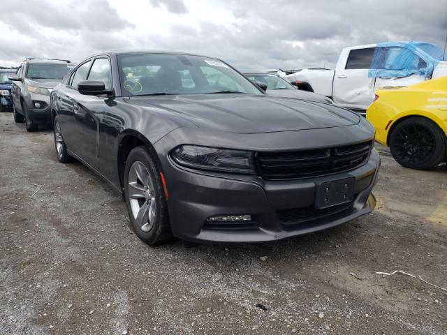 2C3CDXHG0GH204366 - 2016 DODGE CHARGER SX CHARCOAL photo 1