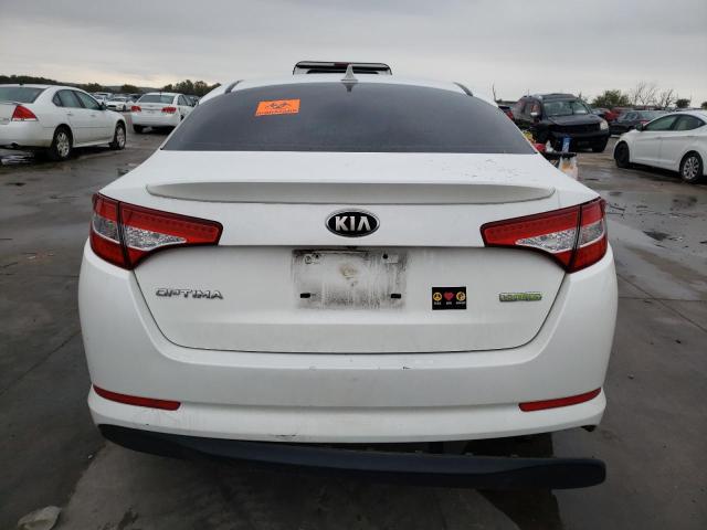 KNAGM4AD4D5038204 - 2013 KIA OPTIMA HYB WHITE photo 6