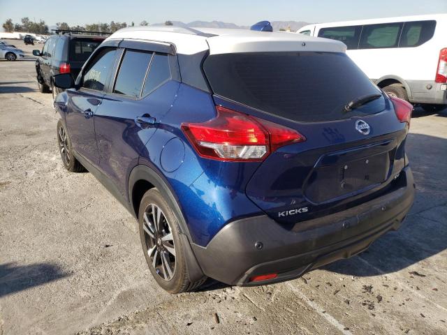 3N1CP5CV2LL520384 - 2020 NISSAN KICKS SV BLUE photo 2