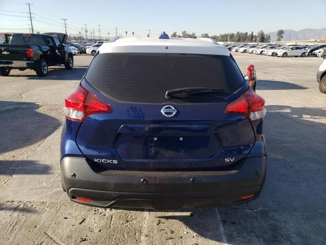 3N1CP5CV2LL520384 - 2020 NISSAN KICKS SV BLUE photo 6