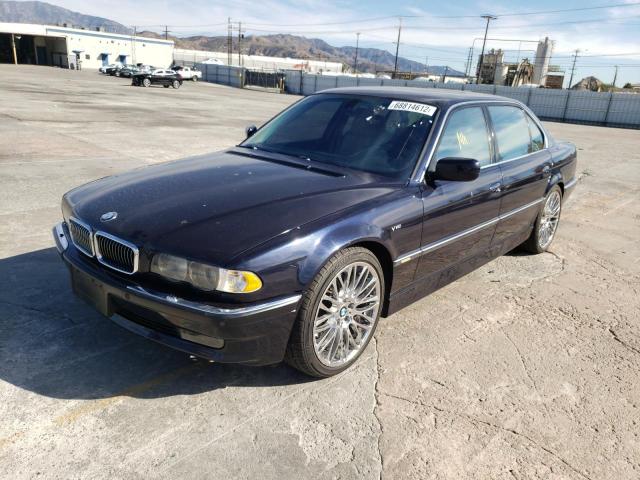 WBAGJ01090DG50397 - 1999 BMW 750IL BLACK photo 1