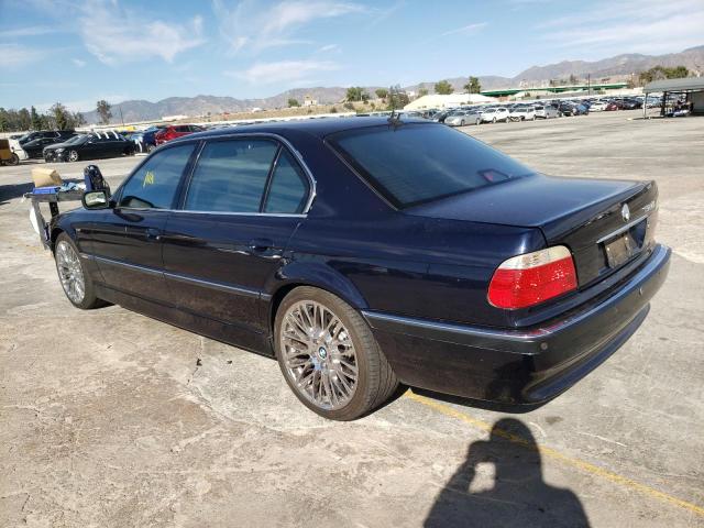 WBAGJ01090DG50397 - 1999 BMW 750IL BLACK photo 2