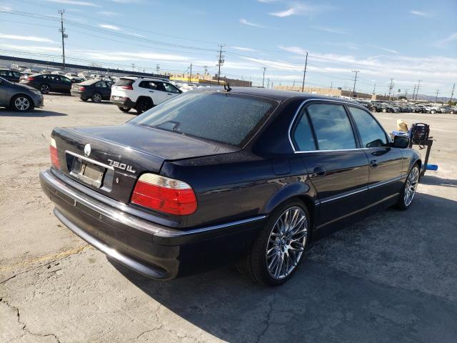 WBAGJ01090DG50397 - 1999 BMW 750IL BLACK photo 3