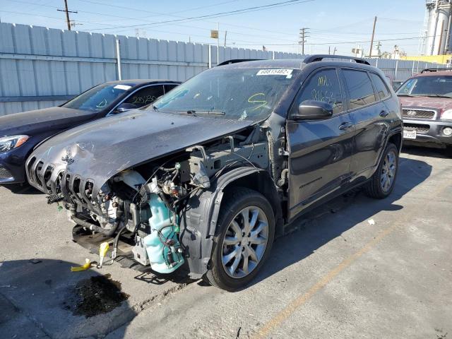 1C4PJLCB8JD588010 - 2018 JEEP CHEROKEE L GRAY photo 1