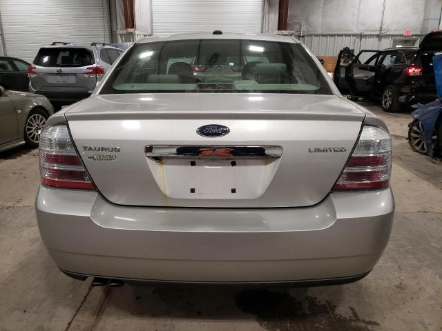 1FAHP25W48G179529 - 2008 FORD TAURUS LIM SILVER photo 6