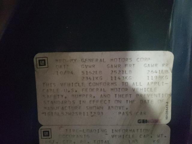 1G1BL52W2SR117293 - 1995 CHEVROLET CAPRICE CL 蓝色 照片 13