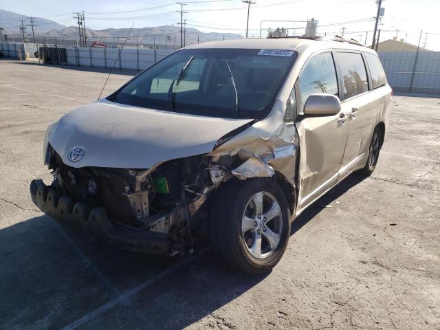 5TDKK3DC0ES475855 - 2014 TOYOTA SIENNA LE GOLD photo 1