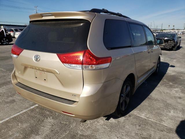 5TDKK3DC0ES475855 - 2014 TOYOTA SIENNA LE GOLD photo 3