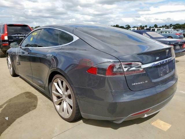 5YJSA1H15EFP62449 - 2014 TESLA MODEL S Boz foto 3