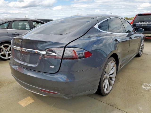 5YJSA1H15EFP62449 - 2014 TESLA MODEL S Boz foto 4