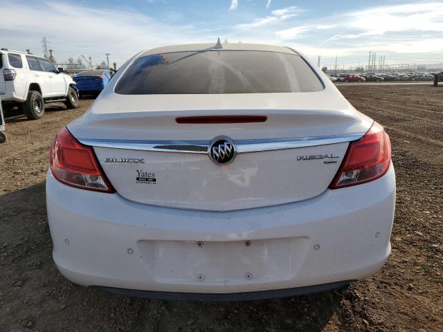 2G4GU5GC0B9184585 - 2011 BUICK REGAL CXL WHITE photo 6