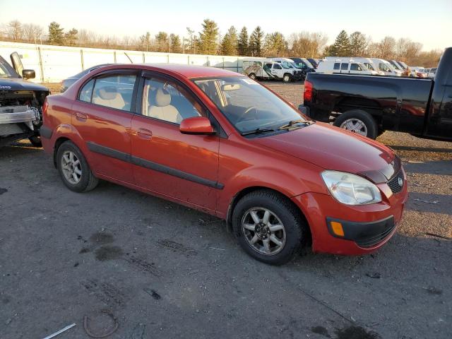 KNADE223096533821 - 2009 KIA RIO BASE RED photo 4