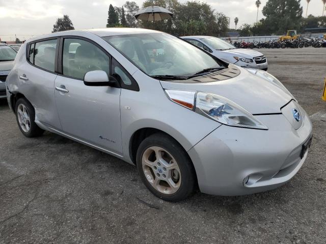 JN1AZ0CP5BT007842 - 2011 NISSAN LEAF SV SILVER photo 4