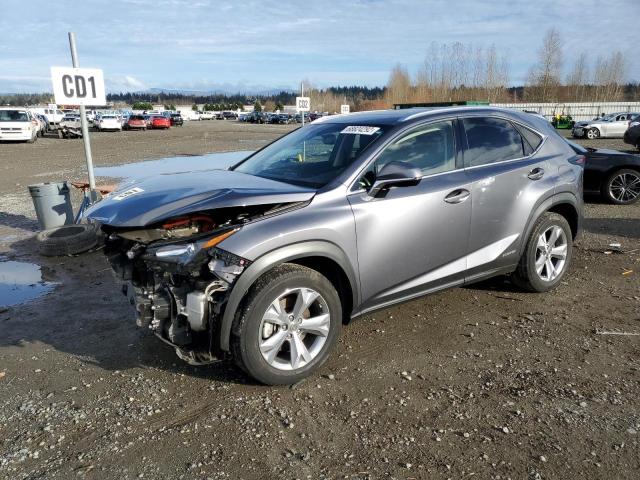 JTJBJRBZ5H2060682 - 2017 LEXUS NX 300H GRAY photo 1