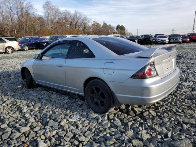 1HGEM22092L017241 - 2002 HONDA CIVIC EX SILVER photo 2