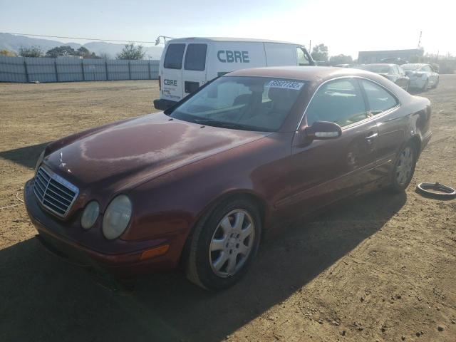 WDBLJ65G0YF122691 - 2000 MERCEDES-BENZ CLK 320 BURGUNDY photo 1